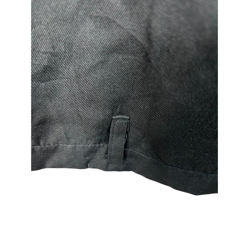 Pretty Little Thing Tall Black Cargo Pocket Detail Buckle Trouser SZ 14 Wide Leg - Picture 6 of 12